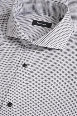 Matinique business overhemd 30206385 Wit/Bruin Best