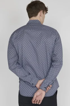 Matinique casual overhemd 30206992 Donker Blauw Online