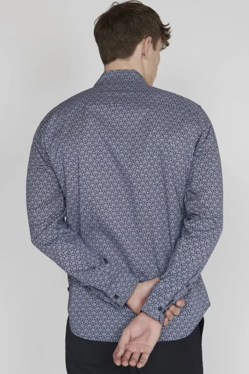 Matinique casual overhemd 30206992 Donker Blauw Online