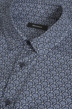 Matinique casual overhemd 30206992 Donker Blauw Online