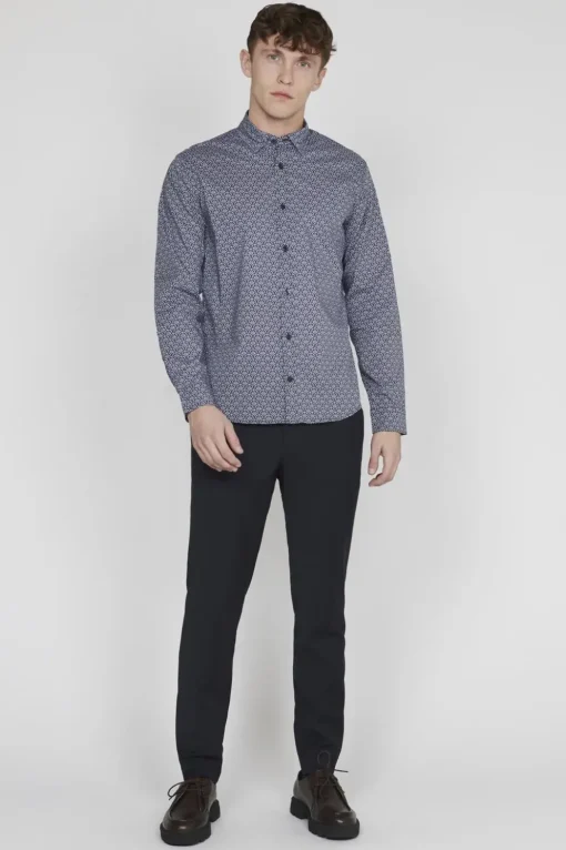 Matinique casual overhemd 30206992 Donker Blauw Online