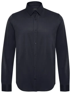 Matinique jersey overhemd 30205262 Donker Blauw New
