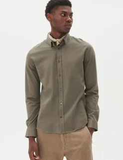 Matinique jersey overhemd 30205262 Taupe Outlet