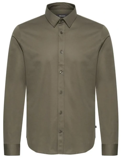 Matinique jersey overhemd 30205262 Taupe Outlet