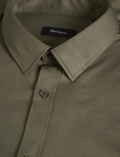 Matinique jersey overhemd 30205262 Taupe Outlet