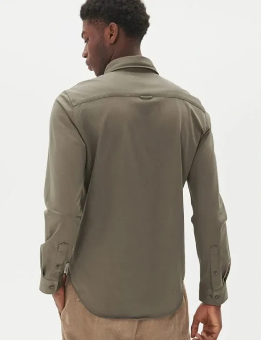 Matinique jersey overhemd 30205262 Taupe Outlet