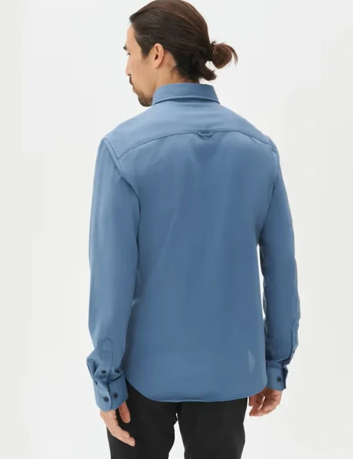 Matinique jersey overhemd 30205262 Blauw New