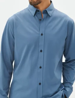 Matinique jersey overhemd 30205262 Blauw New