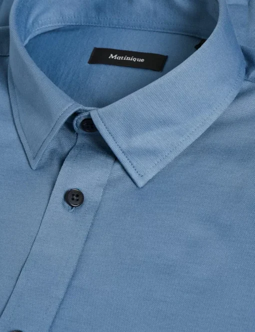 Matinique jersey overhemd 30205262 Blauw New
