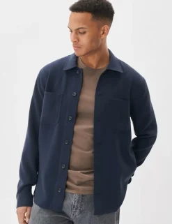 Matinique overshirt 30207576-25 Donker Blauw New