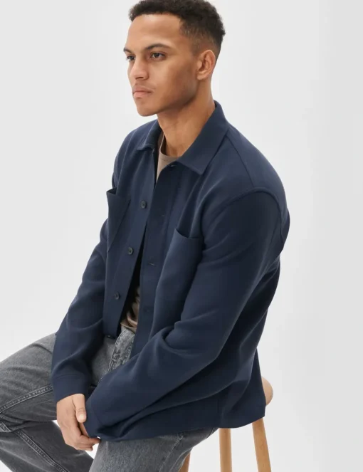 Matinique overshirt 30207576-25 Donker Blauw New