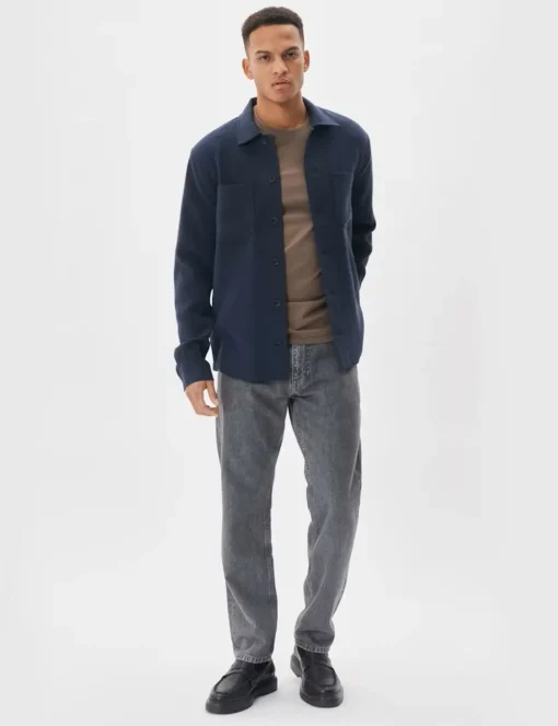 Matinique overshirt 30207576-25 Donker Blauw New