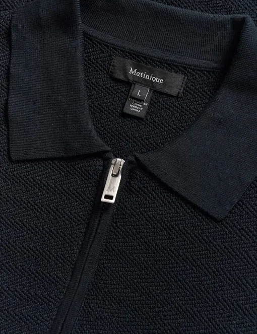 Matinique polo's 30208086 Donker Blauw New