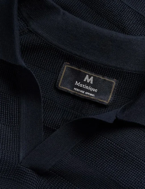 Matinique polo's 30207800 Donker Blauw Discount