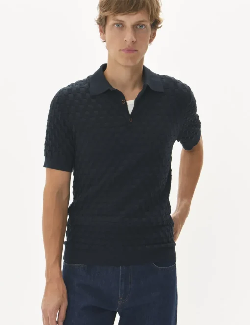 Matinique polo's 30207802 Donker Blauw Best