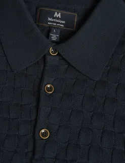 Matinique polo's 30207802 Donker Blauw Best