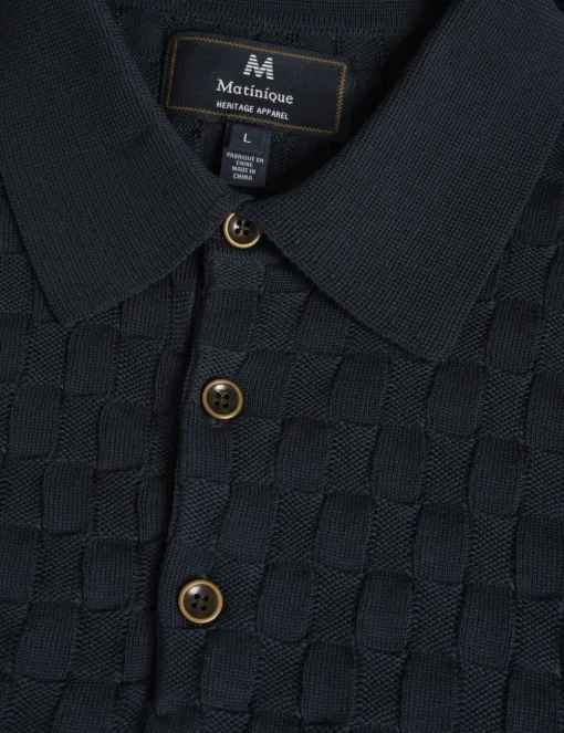 Matinique polo's 30207802 Donker Blauw Best