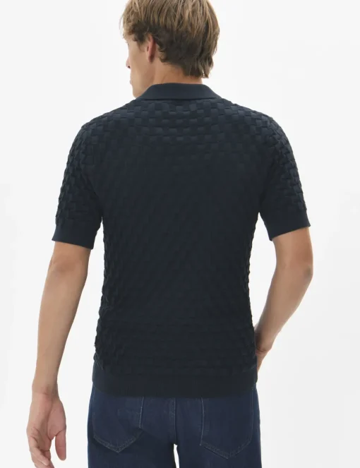 Matinique polo's 30207802 Donker Blauw Best