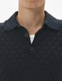 Matinique polo's 30207802 Donker Blauw Best
