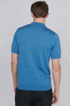 Matinique polo's 30205874 Blauw Hot