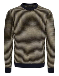 Matinique ronde hals trui 30207483 Taupe Fashion