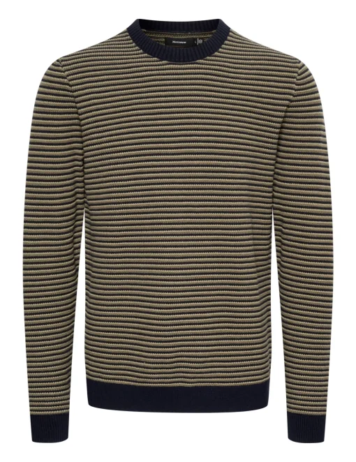 Matinique ronde hals trui 30207483 Taupe Fashion