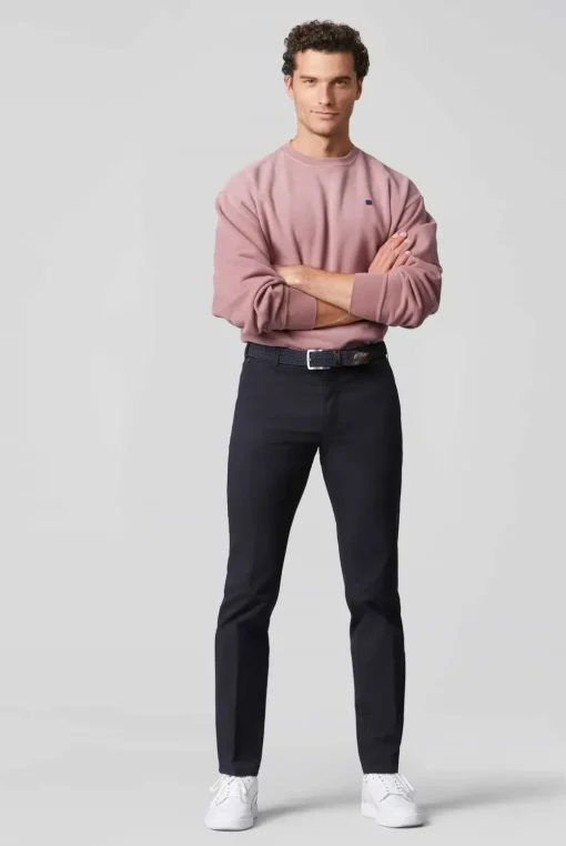 Meyer chino Bonn 1029300400 Donker Blauw Outlet