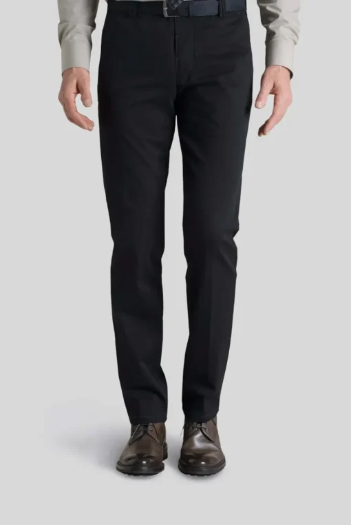 Meyer chino Bonn 1029300400 Zwart Discount