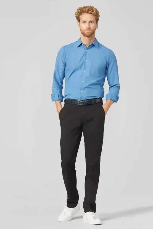Meyer chino Bonn 1029300400 Zwart Discount