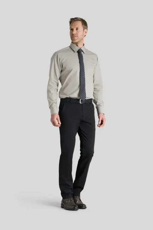 Meyer chino Bonn 1029300400 Zwart Discount