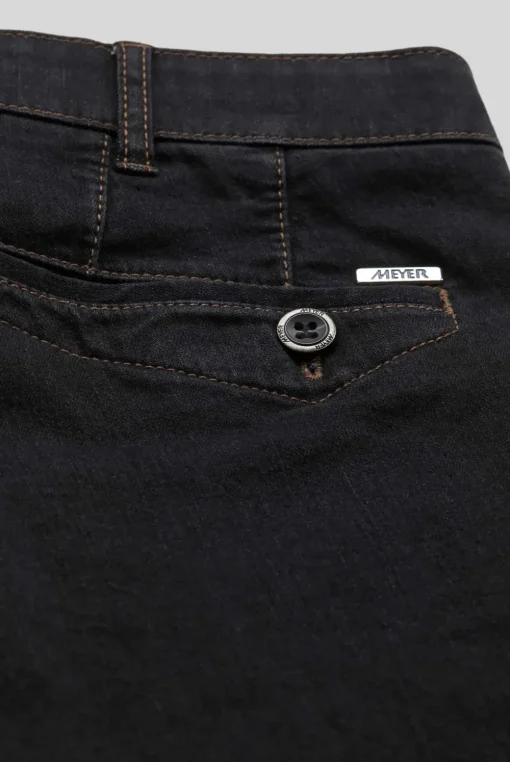 Meyer 5-pocket Dublin 1279454100 Zwart Fashion