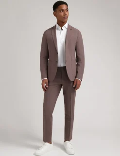 Michael Kors business colbert Tailored Fit MK0SB01025 Licht Bruin New