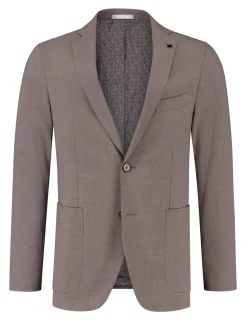 Michael Kors business colbert Tailored Fit MK0SB01025 Licht Bruin New
