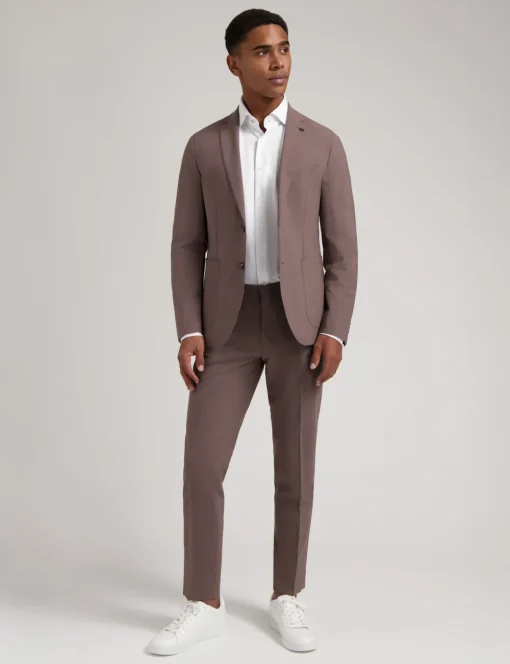 Michael Kors business colbert Tailored Fit MK0SB01025 Licht Bruin New
