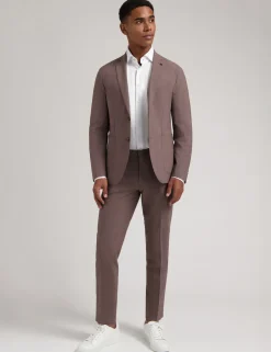 Michael Kors business colbert Tailored Fit MK0SB01025 Licht Bruin New