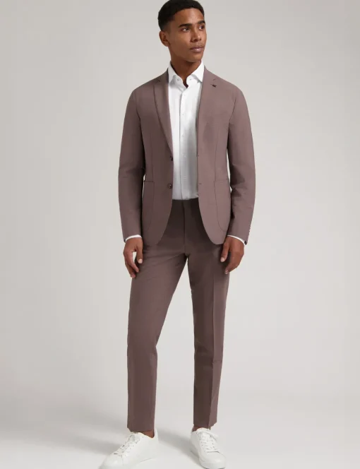Michael Kors business colbert Tailored Fit MK0SB01025 Licht Bruin New