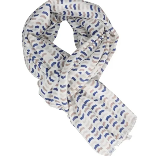 Michaelis sjaals PMQS10012A Blauw New