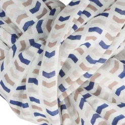 Michaelis sjaals PMQS10012A Blauw New
