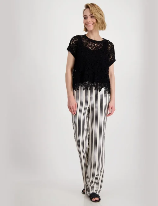 Monari blouse 409994 Zwart Discount