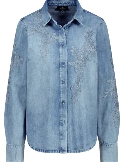 Monari blouse 409492 Denim Clearance