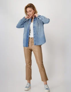 Monari blouse 409492 Denim Clearance