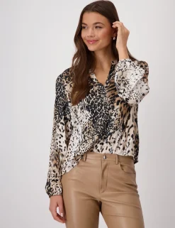 Monari blouse 409419 Beige Discount