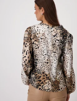 Monari blouse 409419 Beige Discount