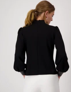 Monari blouse 808600 Zwart Fashion