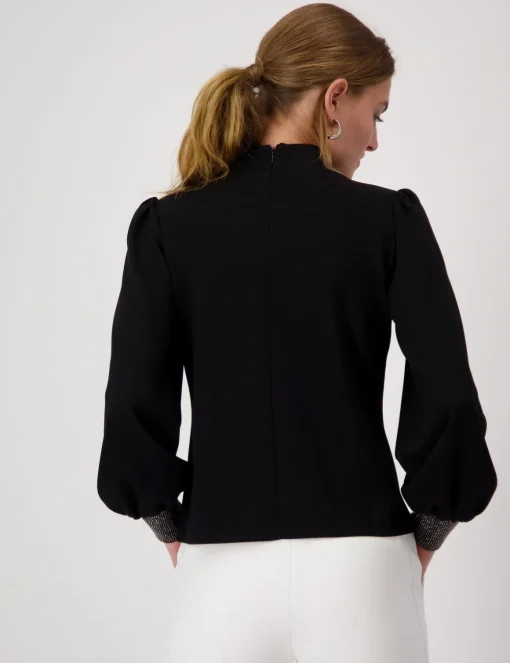 Monari blouse 808600 Zwart Fashion