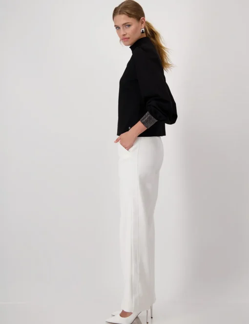 Monari blouse 808600 Zwart Fashion