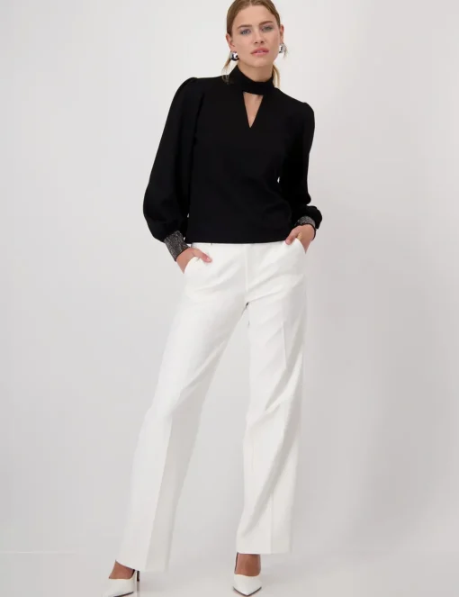 Monari blouse 808600 Zwart Fashion