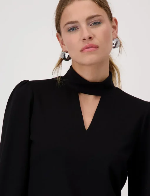 Monari blouse 808600 Zwart Fashion