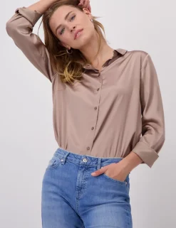 Monari blouse 808383 Bruin Outlet