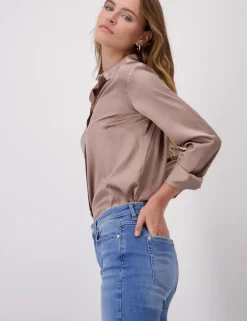 Monari blouse 808383 Bruin Outlet